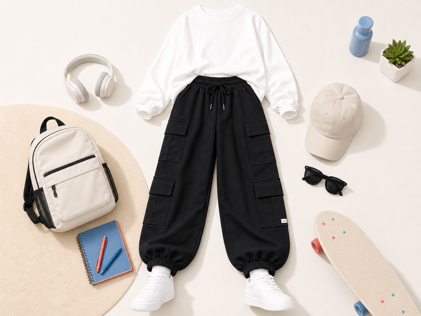 Easy styling for school and weekends